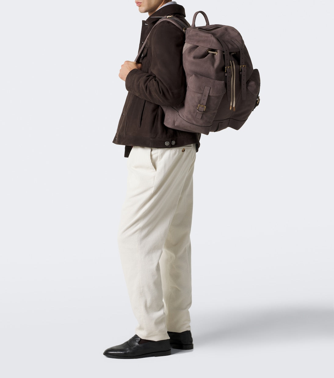 Brunello Cucinelli - Leather backpack