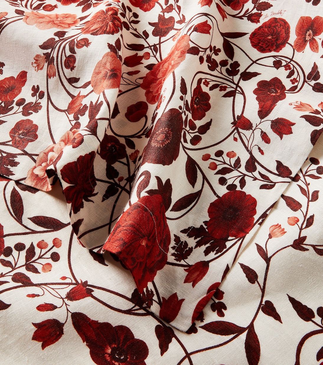 La DoubleJ - Botticelli Large floral linen tablecloth