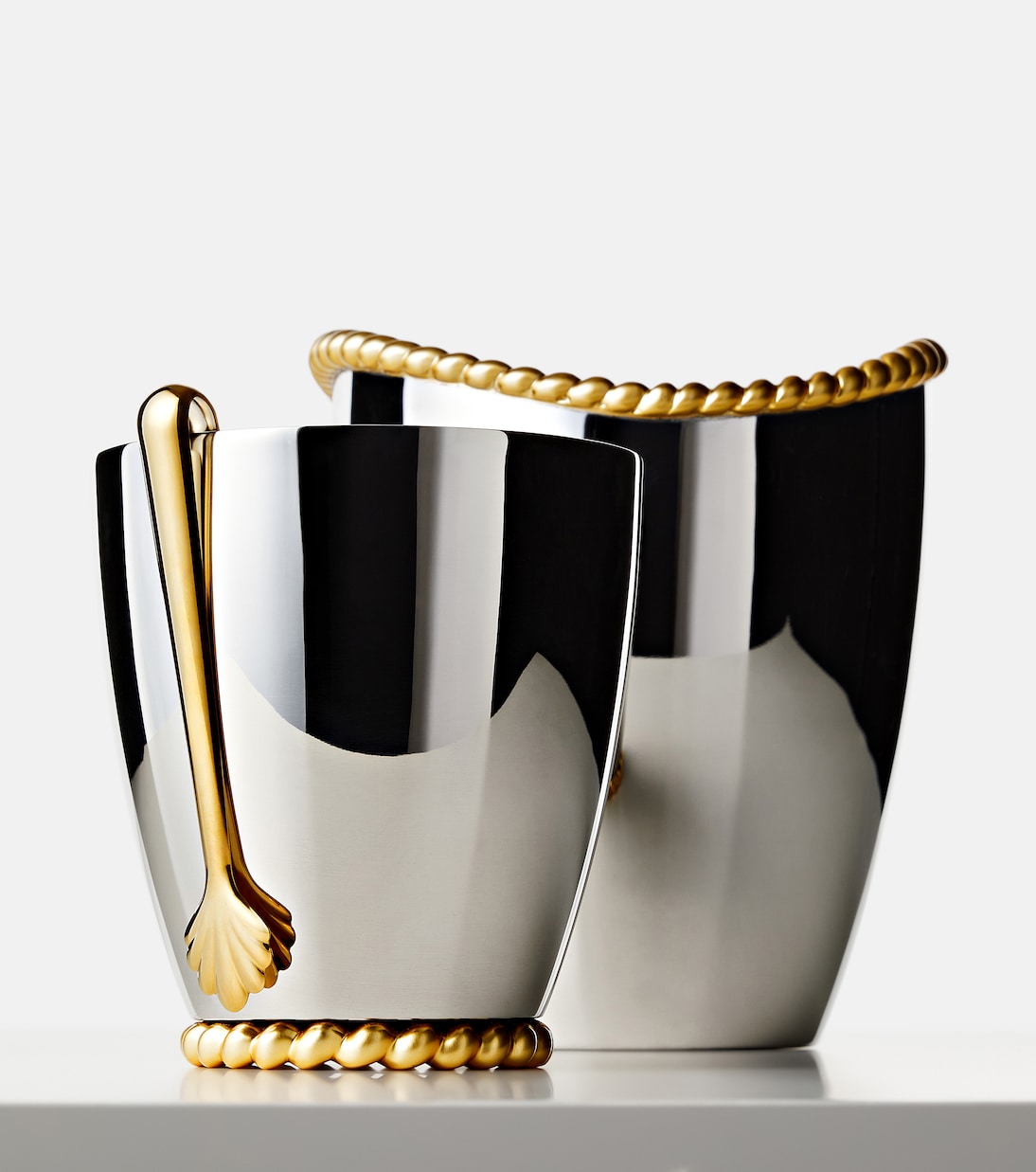 L'Objet - x Jessica McCormack Corde ice bucket and tongs set