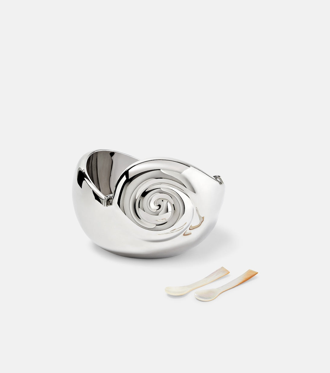 L'Objet - x Jessica McCormack stainless steel caviar dish and spoon set