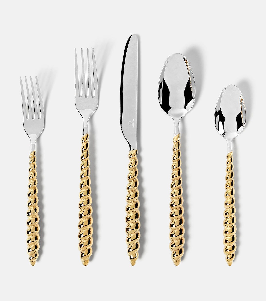 L'Objet - x Jessica McCormack gold-plated cutlery set