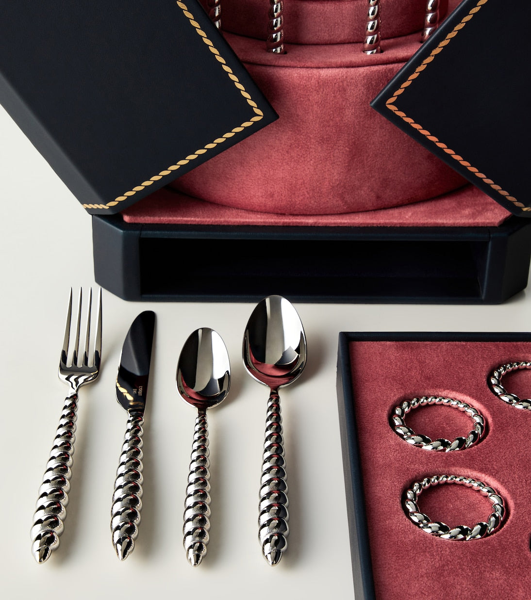 L'Objet - x Jessica McCormack Shell cutlery set
