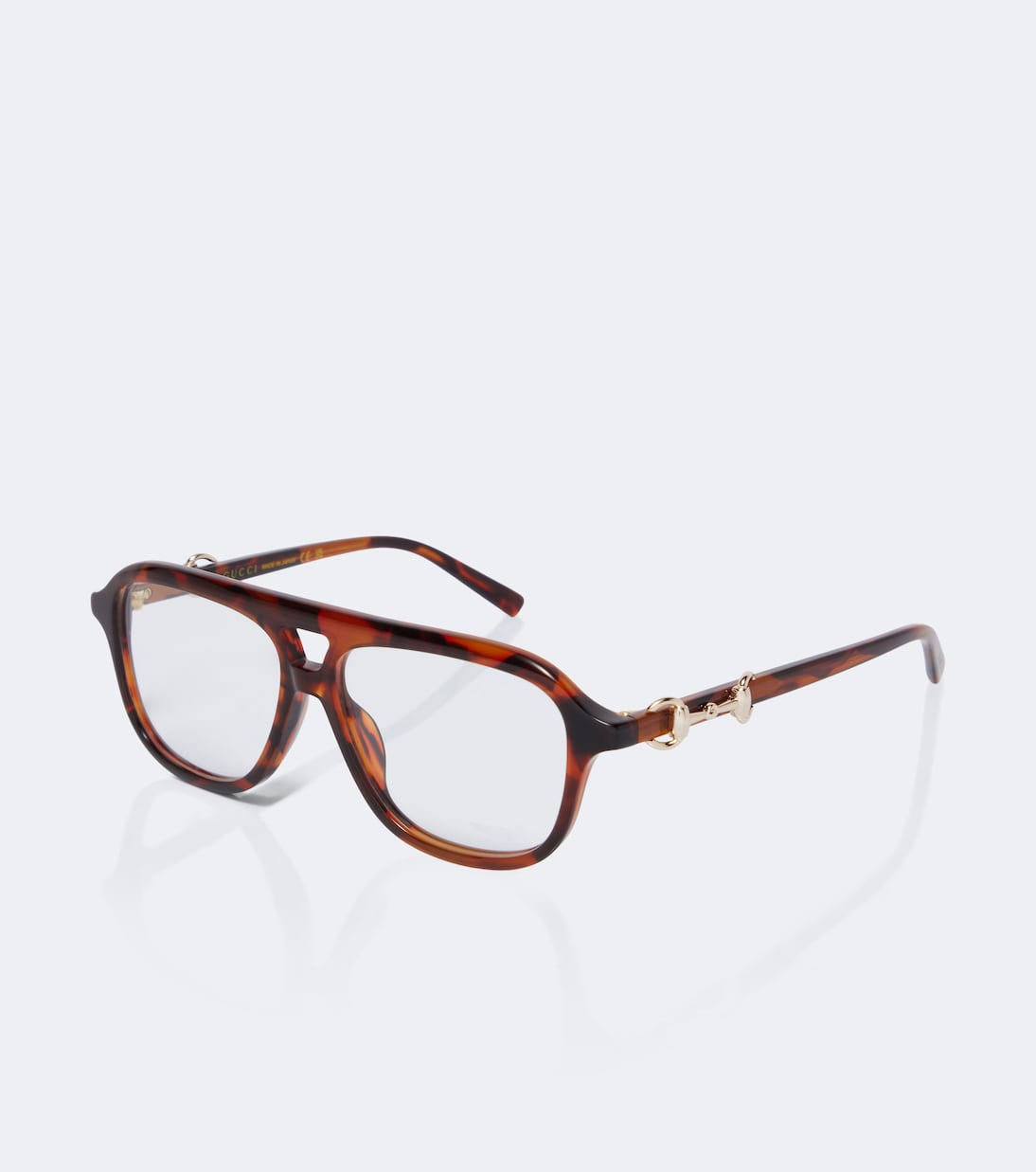 Gucci - Horsebit navigator glasses