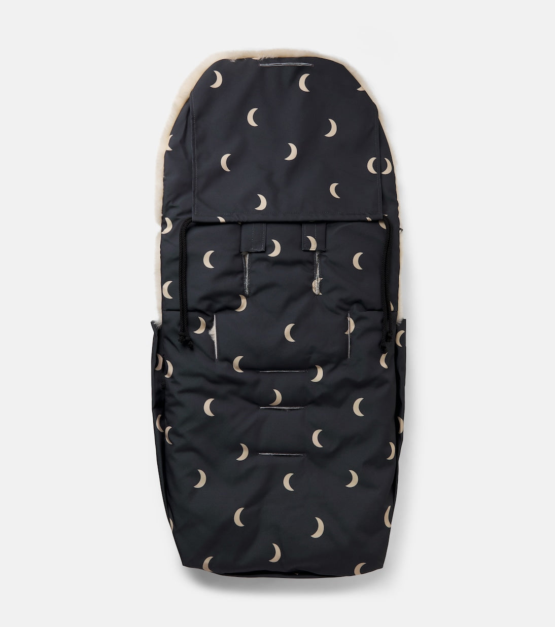 Binibamba - x Organic Zoo Baby Midnight Puffmuff® shearling stroller liner