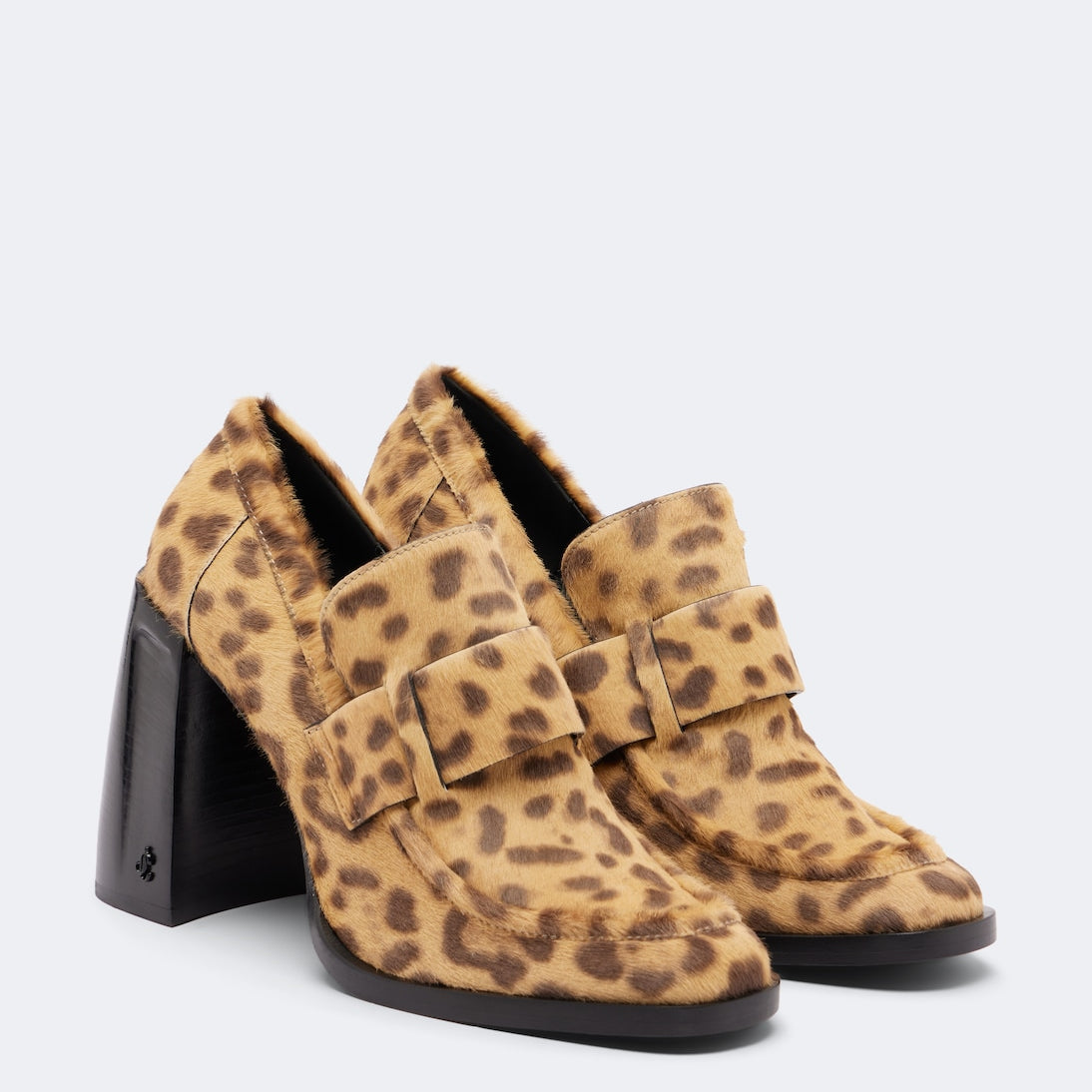 Jimmy Choo - Tylor leopard-print calf hair loafer pumps