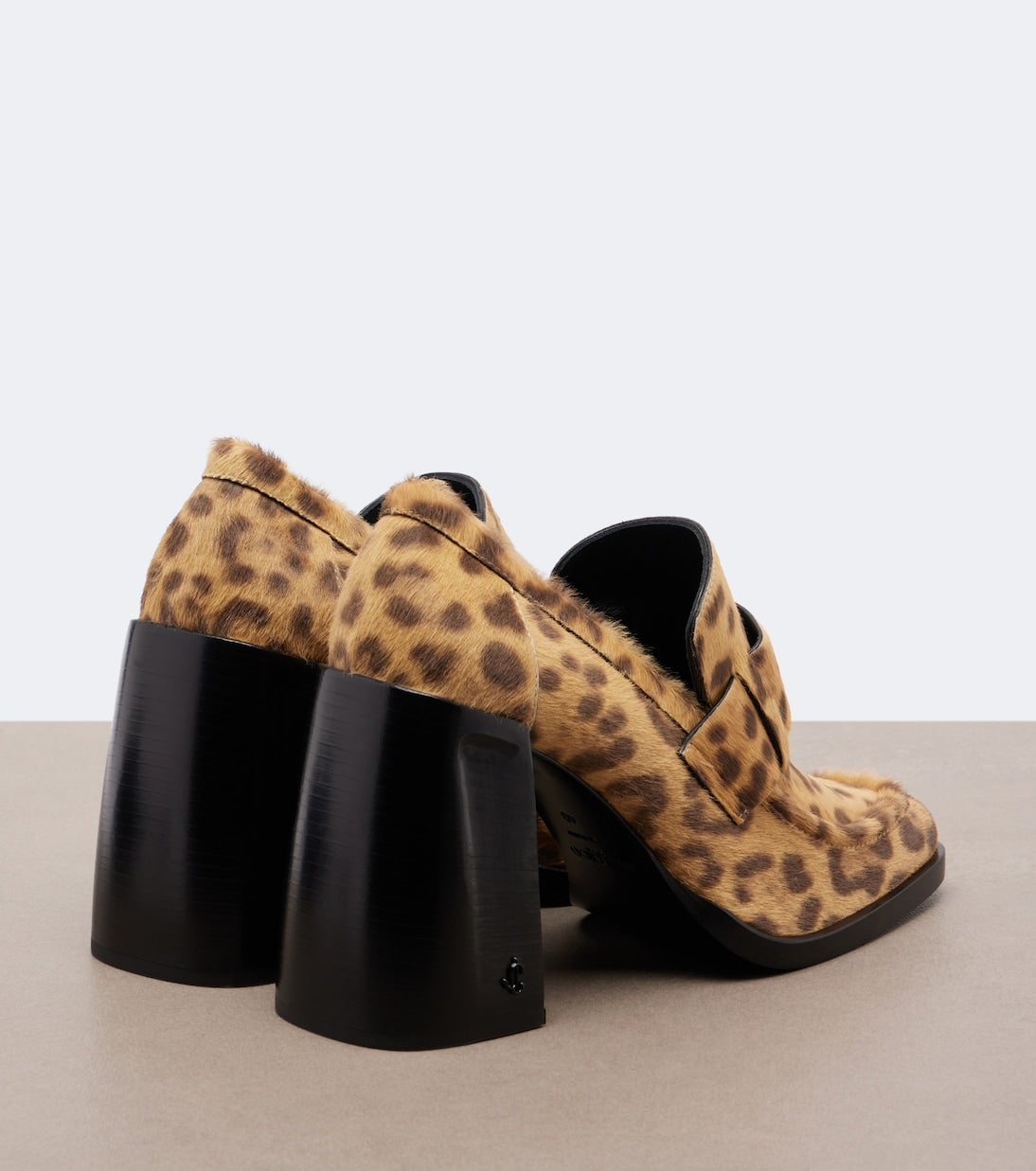 Jimmy Choo - Tylor leopard-print calf hair loafer pumps