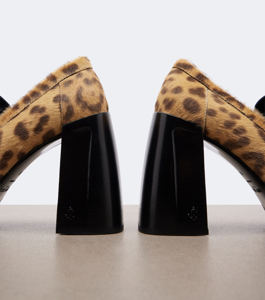 Jimmy Choo - Tylor leopard-print calf hair loafer pumps