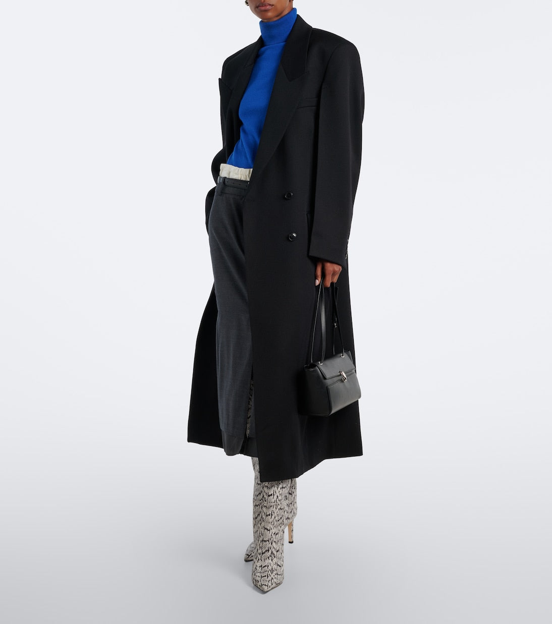 Jimmy Choo - Alizze snake-effect leather knee-high boots