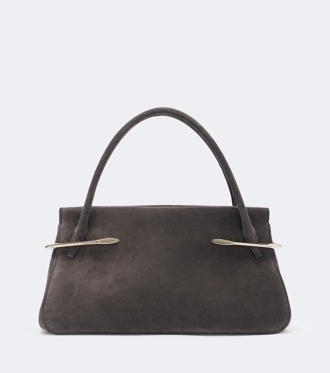 Givenchy - Pinch Medium suede top-handle bag