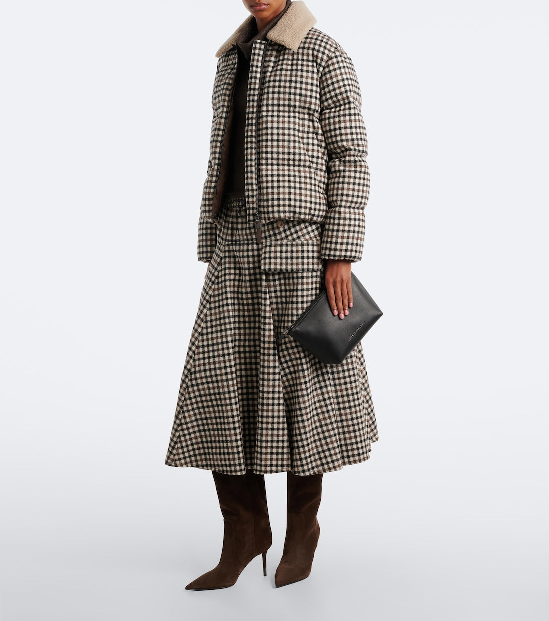 Brunello Cucinelli - Monili beadsuede knee-high boots