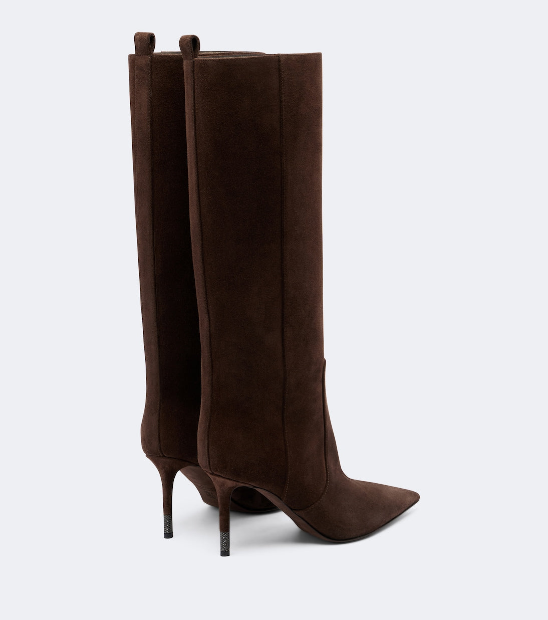 Brunello Cucinelli - Monili beadsuede knee-high boots