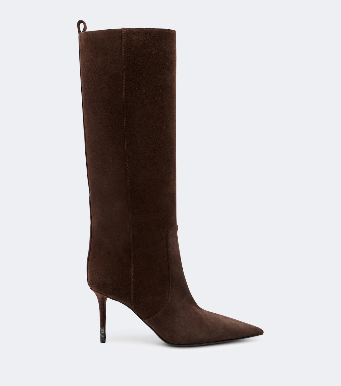 Brunello Cucinelli - Monili beadsuede knee-high boots