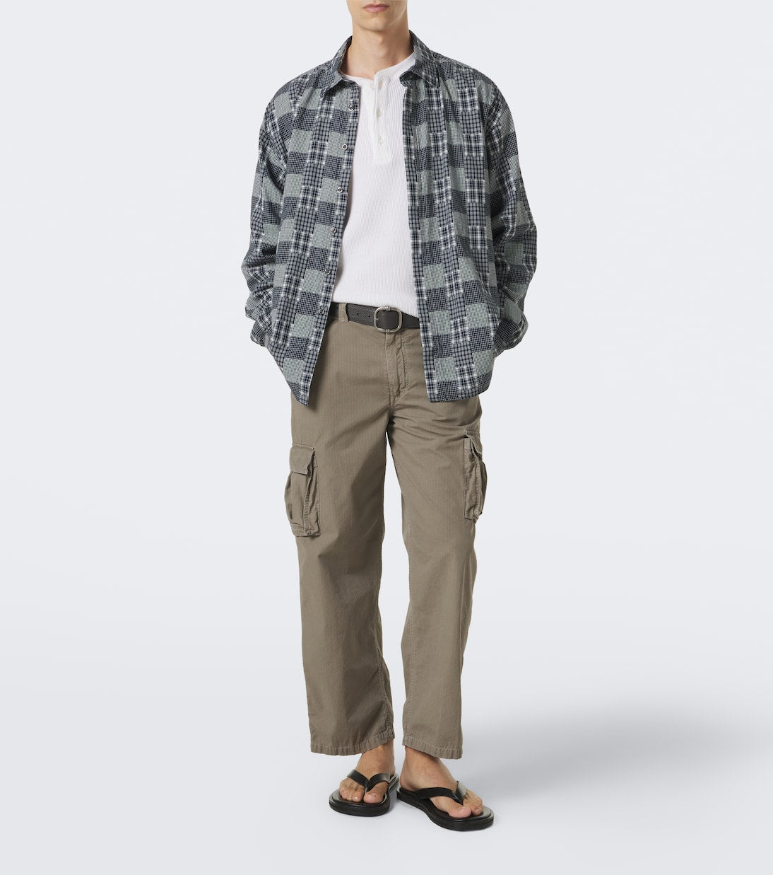 ERL - Cotton ripstop cargo pants