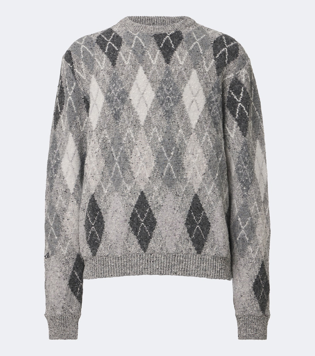ERL - Argyle cotton and wool-blend sweater