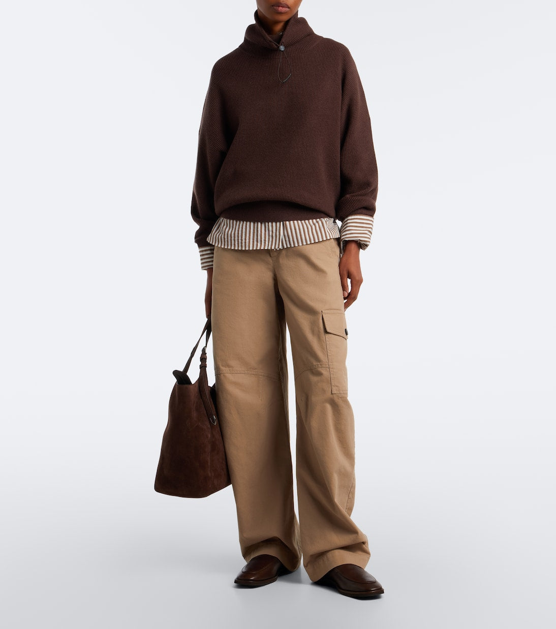 Brunello Cucinelli - Wool, cashmere, and silk sweater
