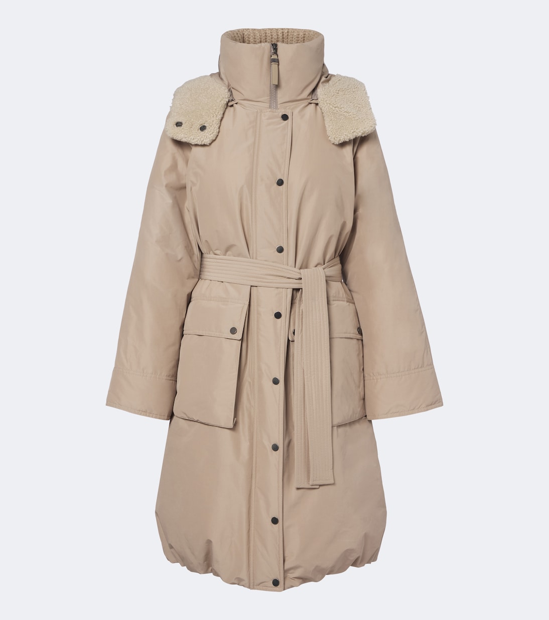 Brunello Cucinelli - Monili hooded cotton-blend down coat