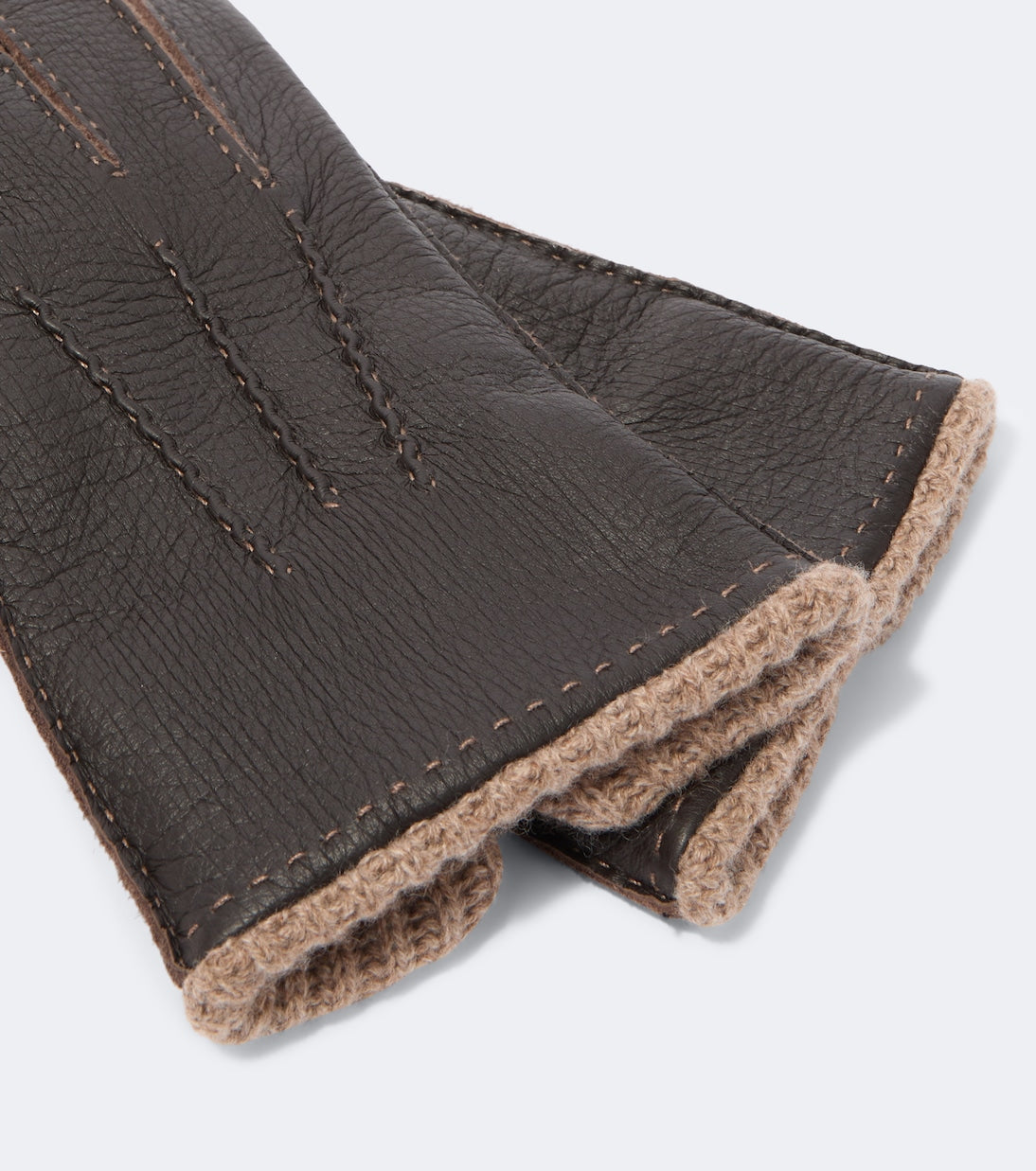 Thom Sweeney - Leather and cashmere gloves