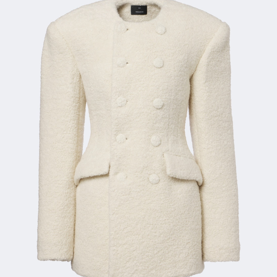 Wardrobe.NYC - Alpaca and wool-blend bouclé blazer dress
