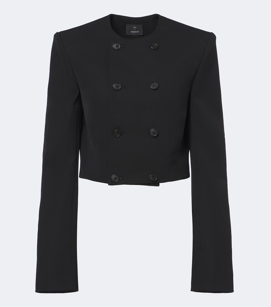 Wardrobe.NYC - Cropped double-breasted virgin wool blazer