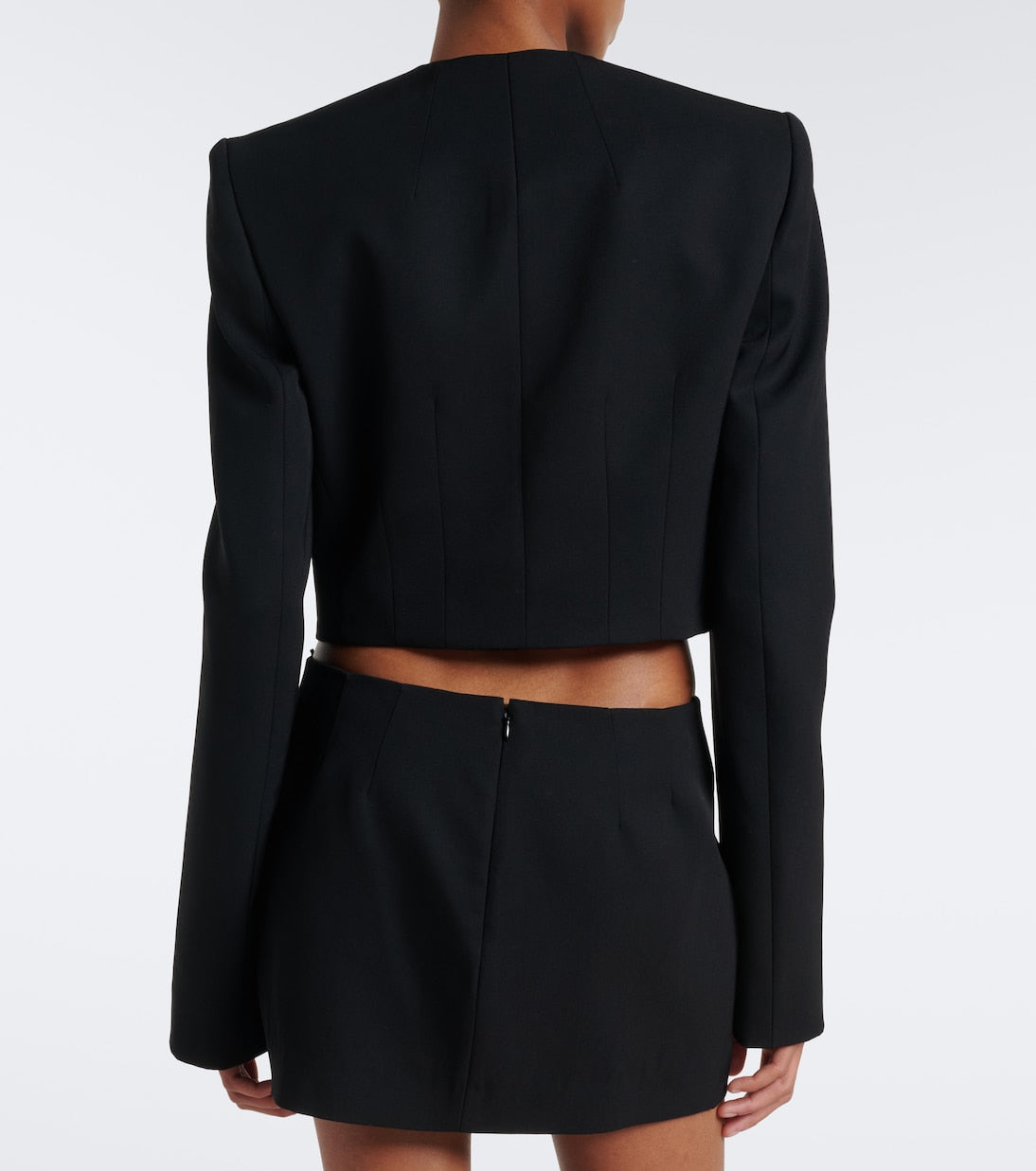 Wardrobe.NYC - Cropped double-breasted virgin wool blazer