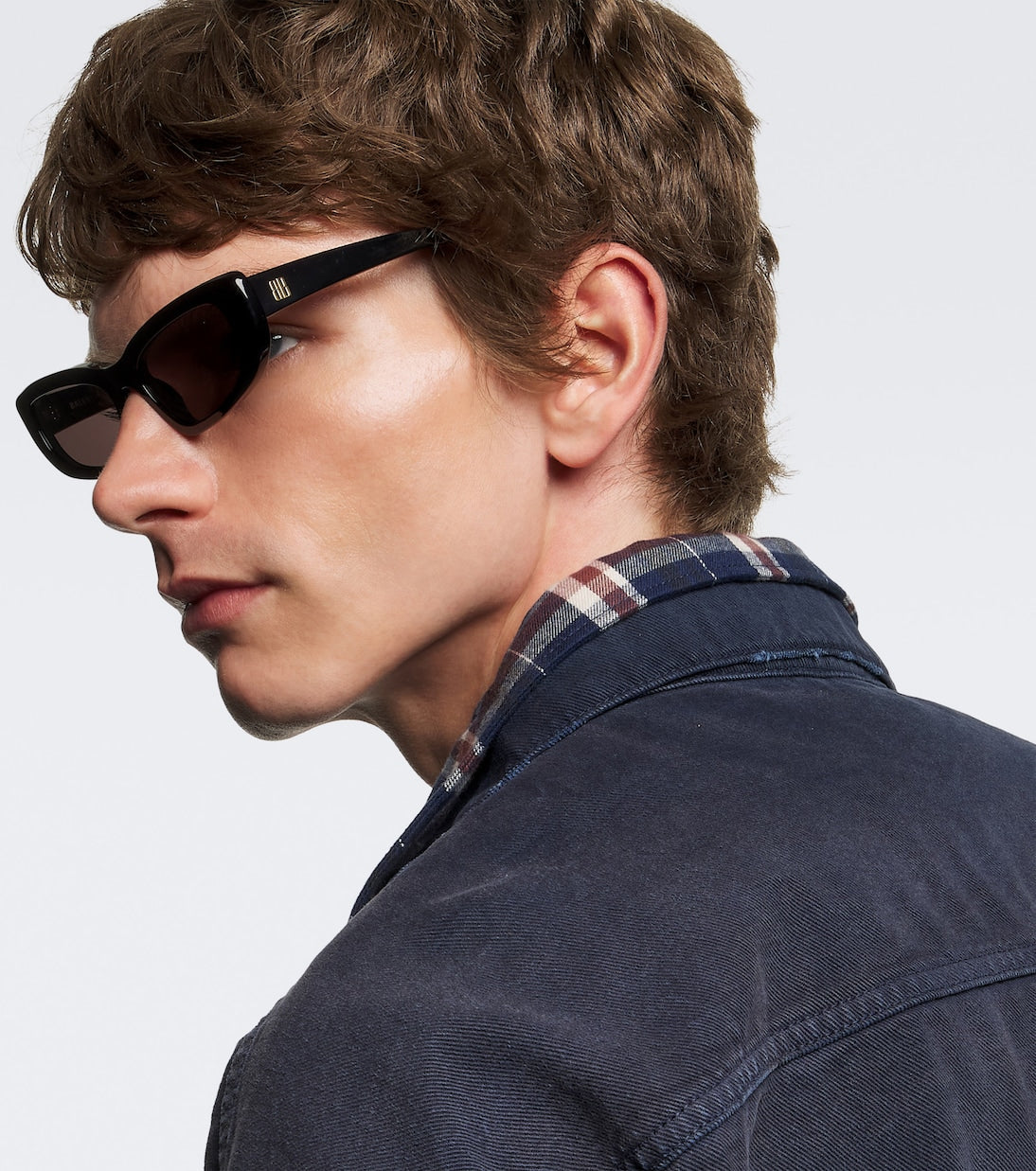 Balenciaga - Logo oval sunglasses