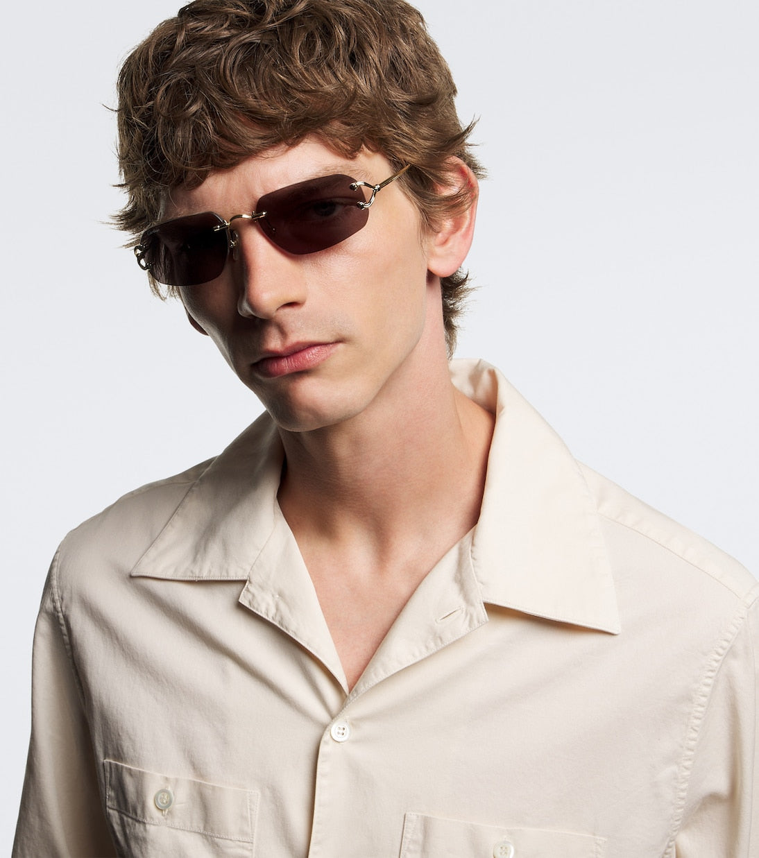 Cartier Eyewear Collection - Signature C rectangular sunglasses
