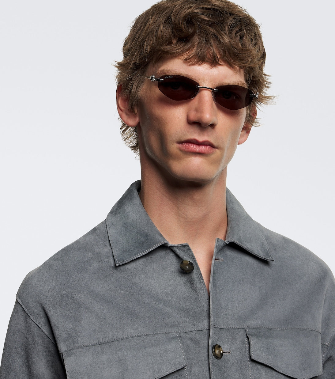 Cartier Eyewear Collection - Panthère de Cartier oval sunglasses