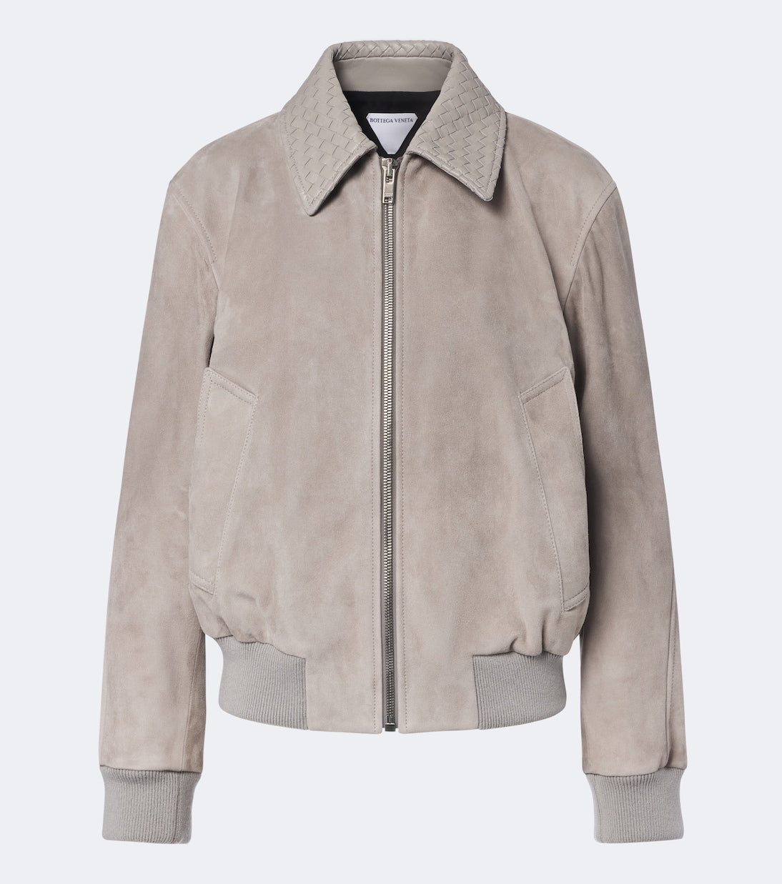Bottega Veneta - Intrecciato suede blouson jacket