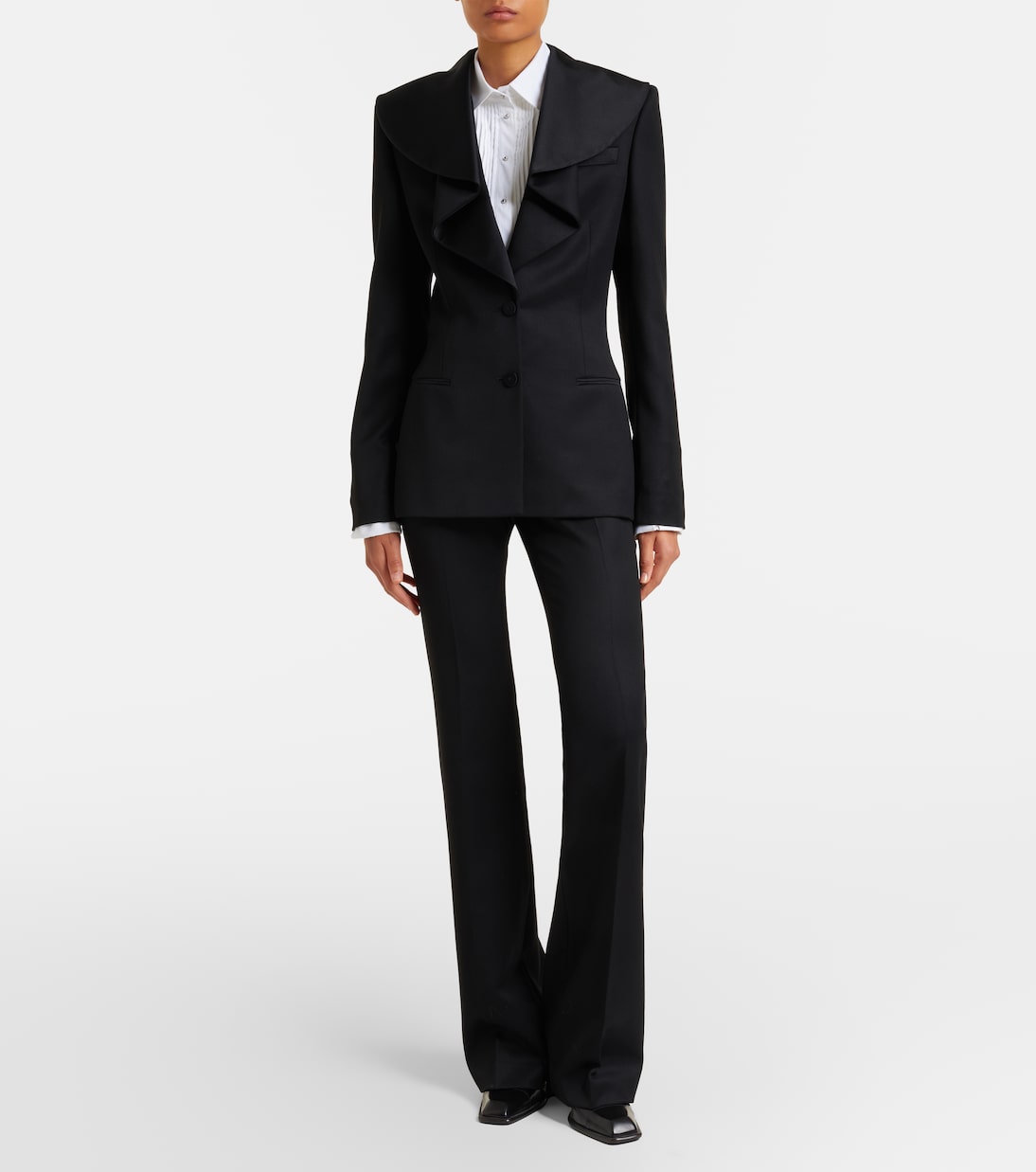 McQueen - Wool flared pants