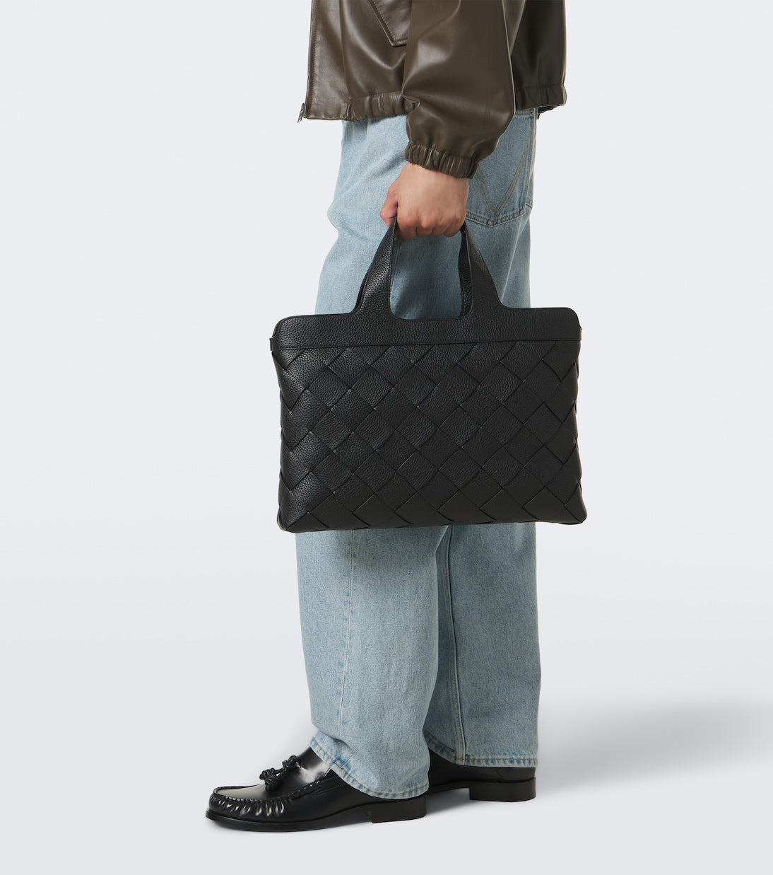 Bottega Veneta - Diago Intreccio leather briefcase