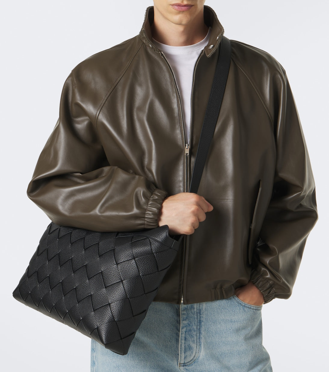 Bottega Veneta - Diago Intreccio leather briefcase