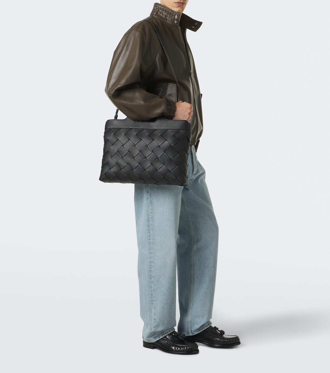 Bottega Veneta - Diago Intreccio leather briefcase