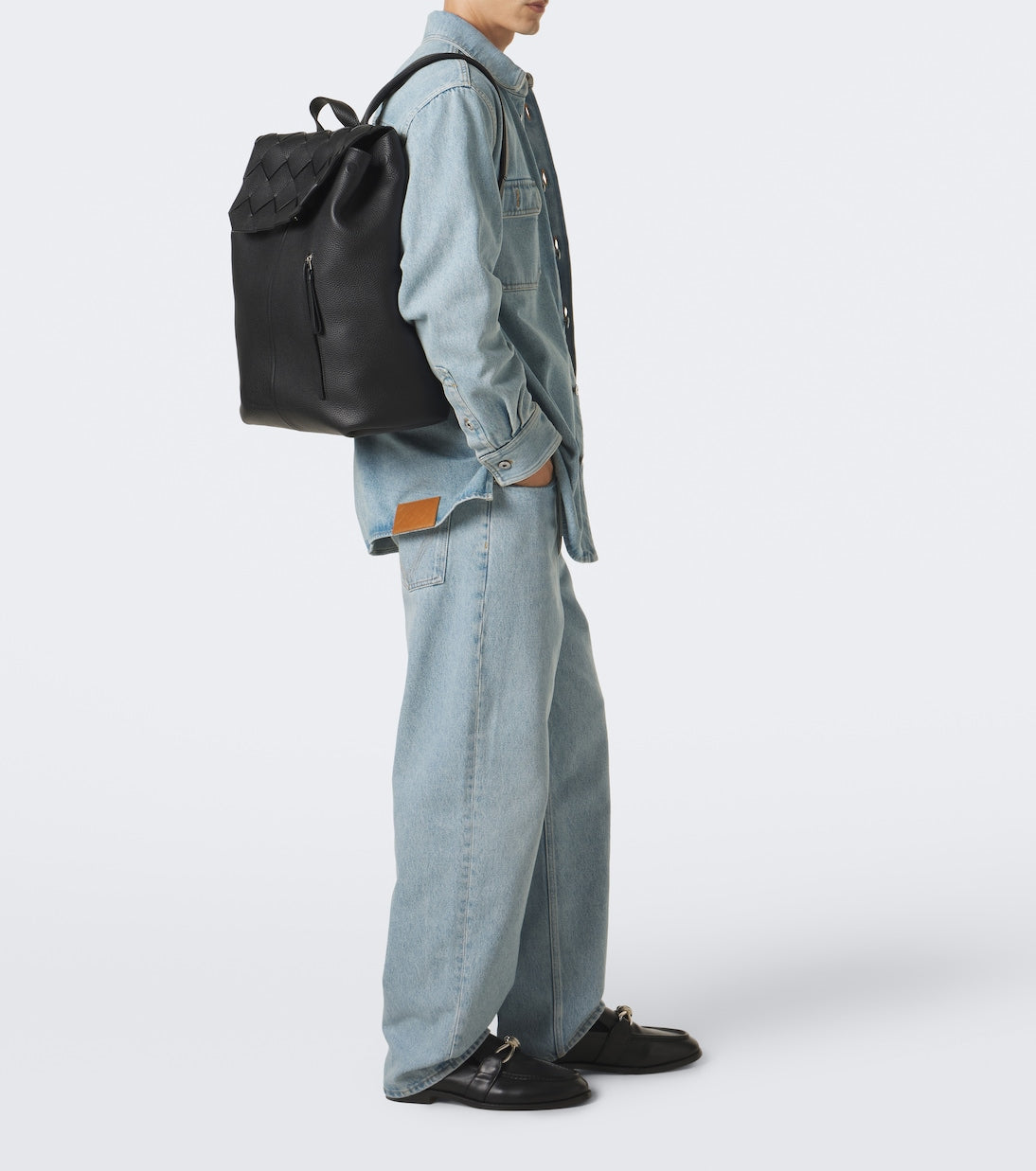 Bottega Veneta - Diago Intreccio leather backpack