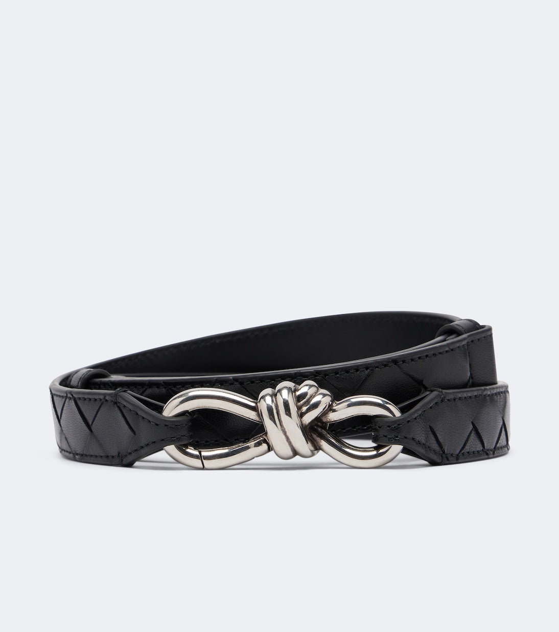 Bottega Veneta - Andiamo Intrecciato leather belt