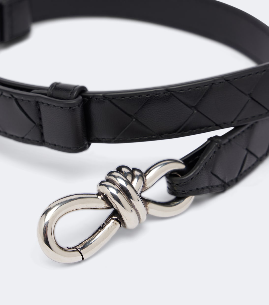 Bottega Veneta - Andiamo Intrecciato leather belt