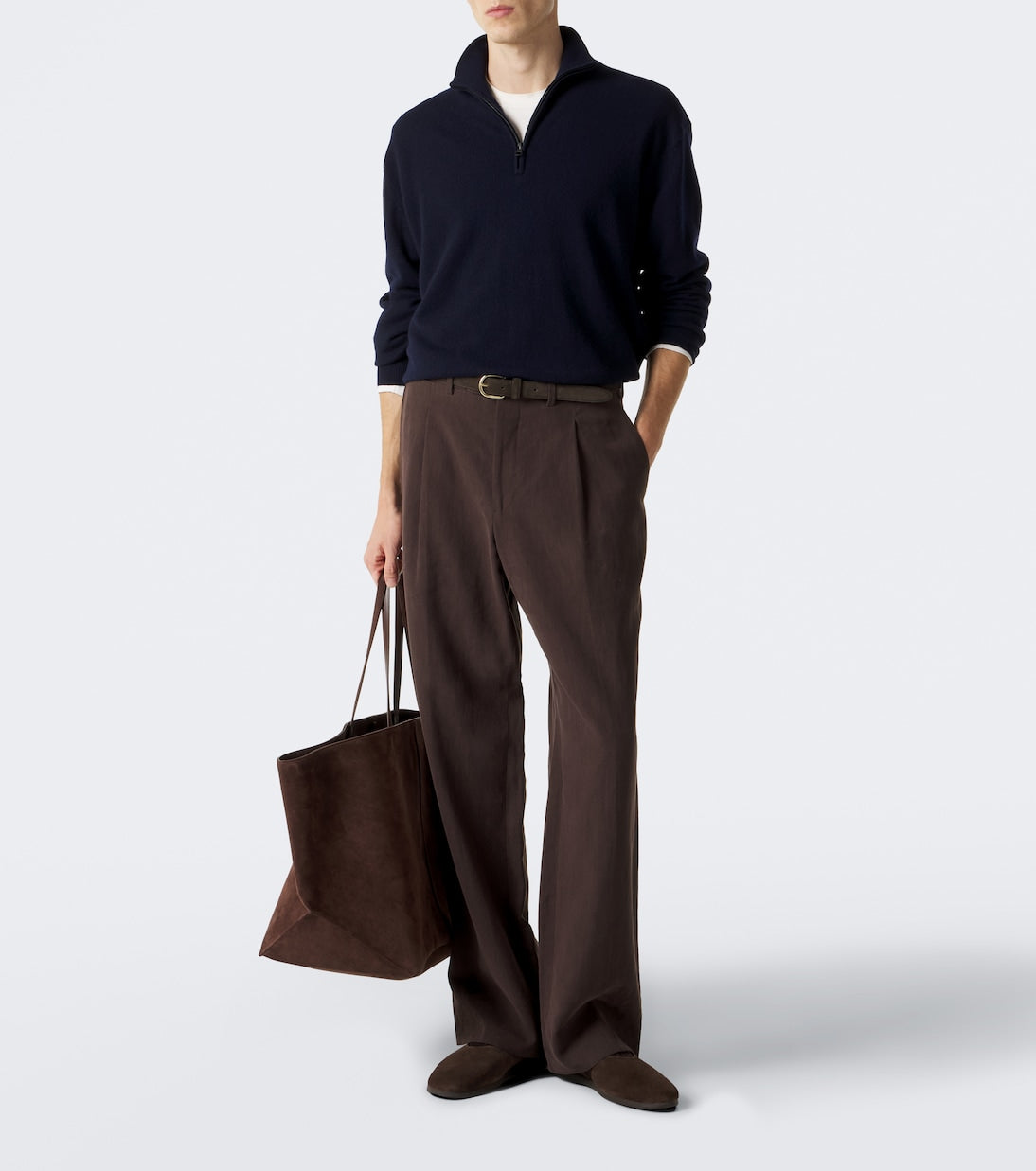 Lisa Yang - Augustus cashmere half-zip sweater