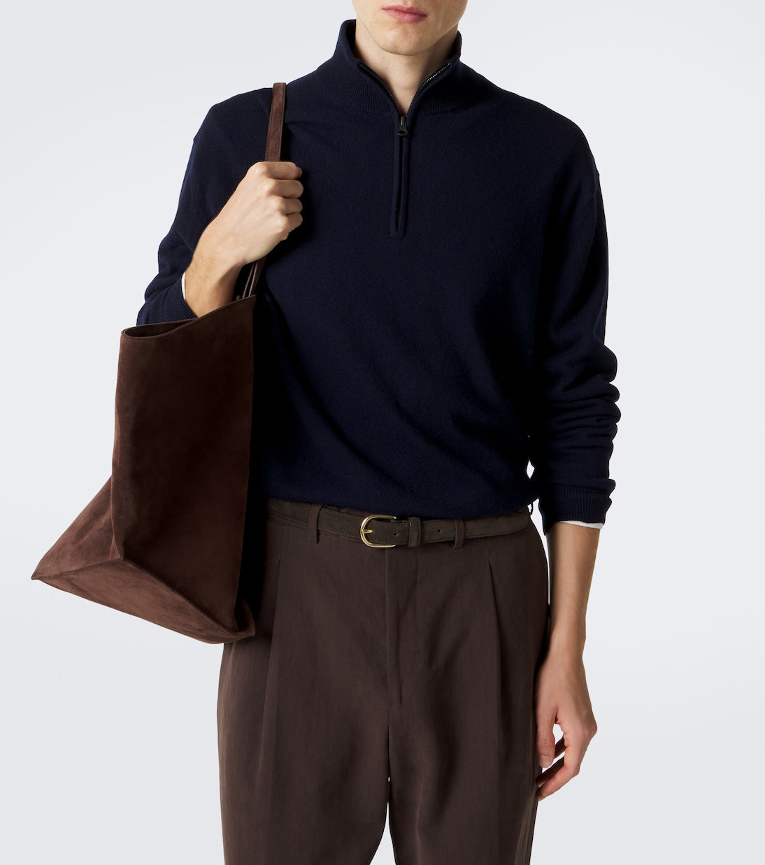 Lisa Yang - Augustus cashmere half-zip sweater