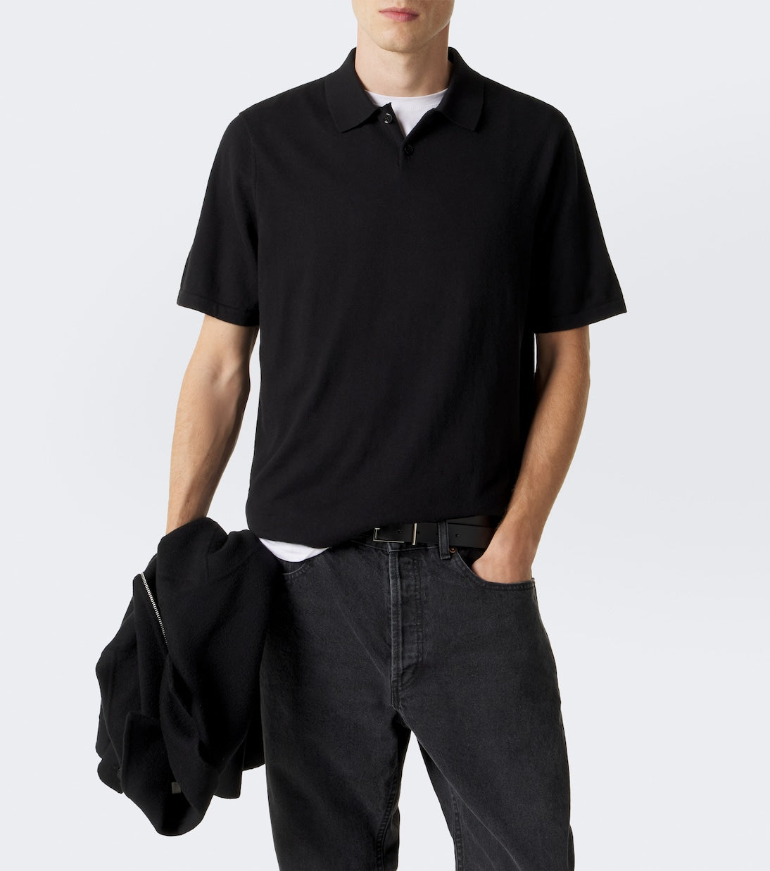 Lisa Yang - Keir cotton and cashmere polo shirt