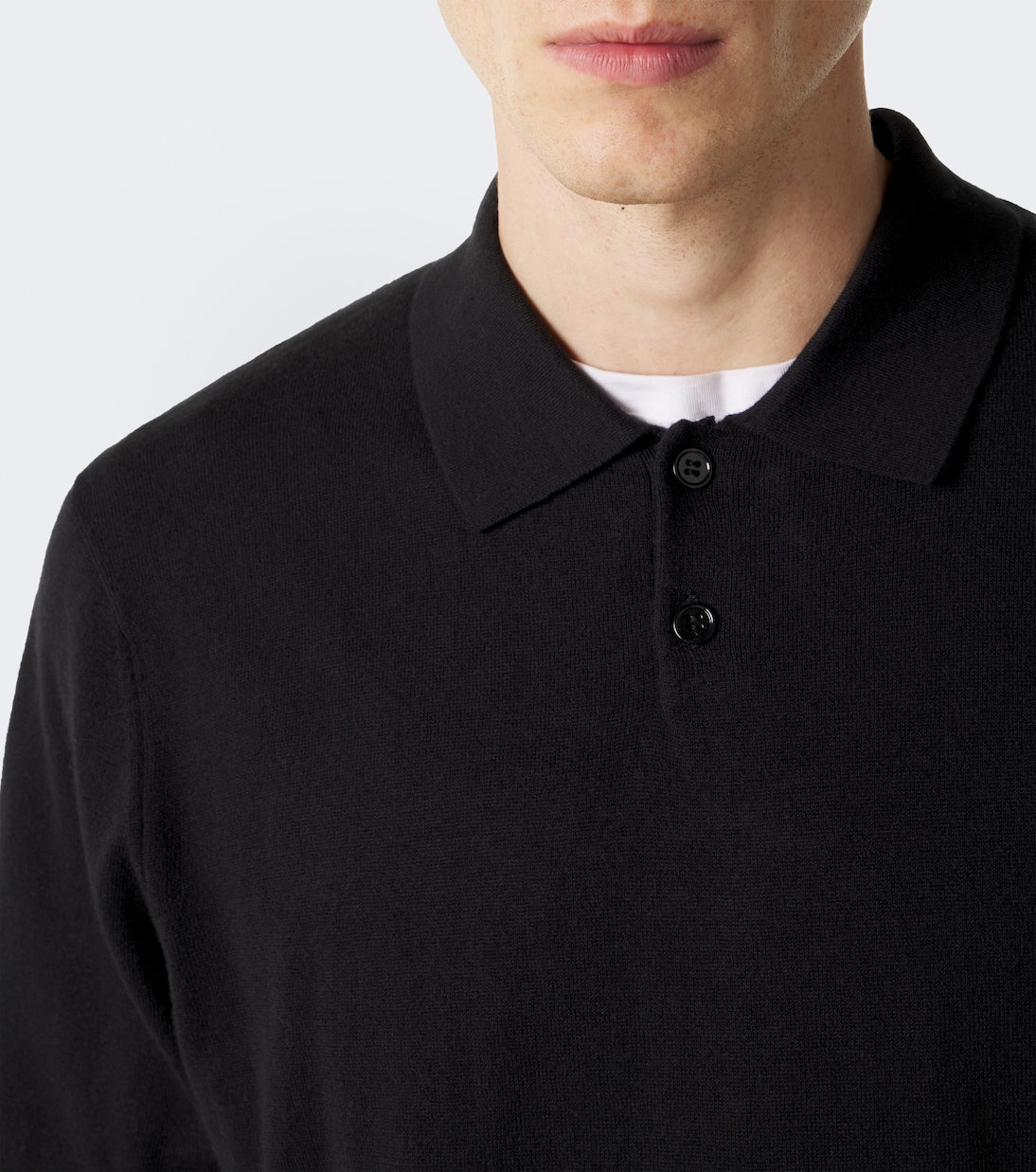 Lisa Yang - Keir cotton and cashmere polo shirt
