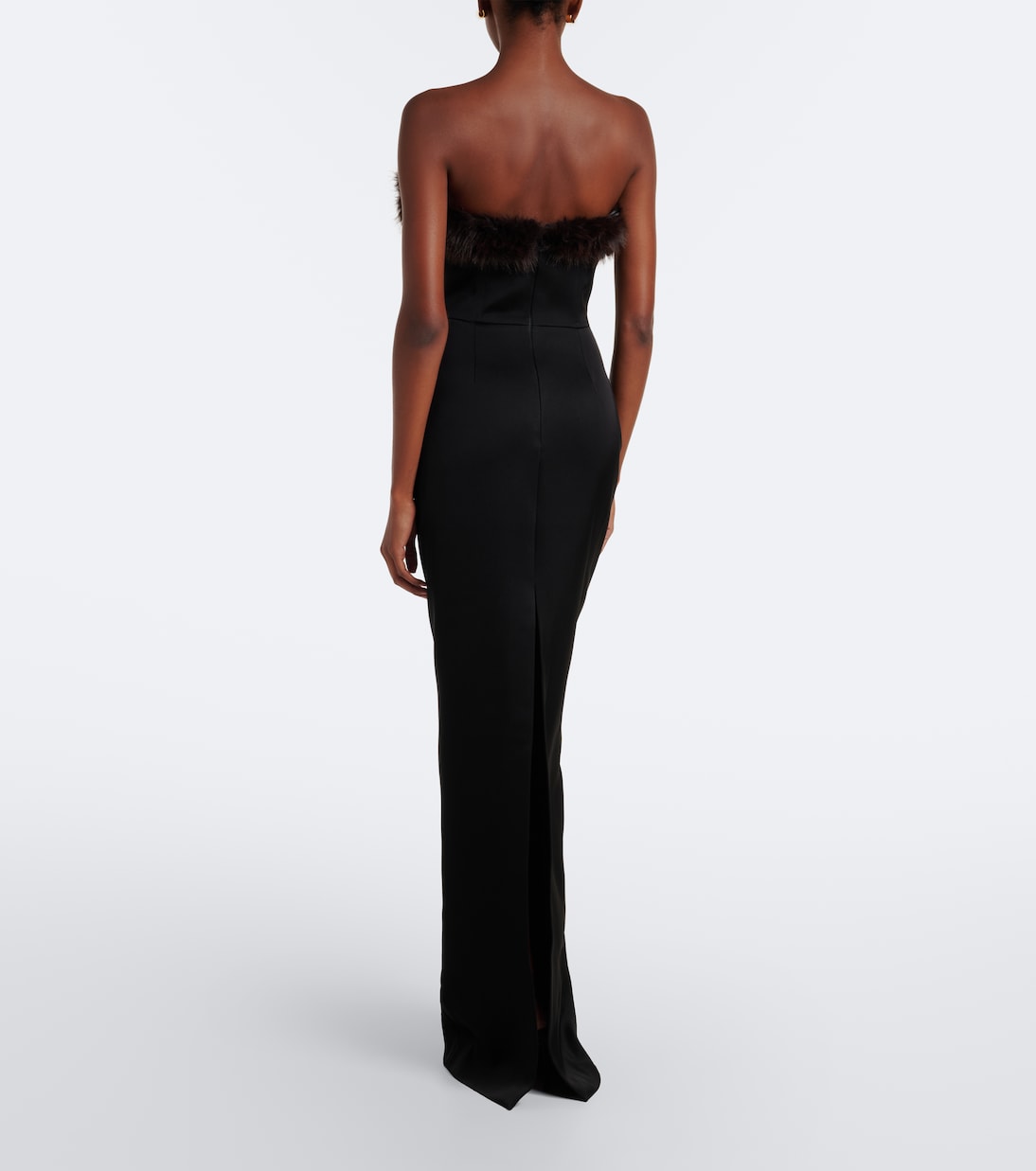 David Koma - Strapless bustier gown