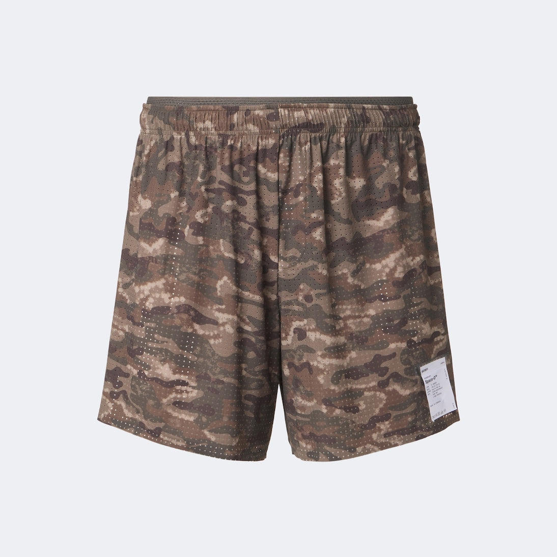 Satisfy - Space‑O 5" camouflage running shorts