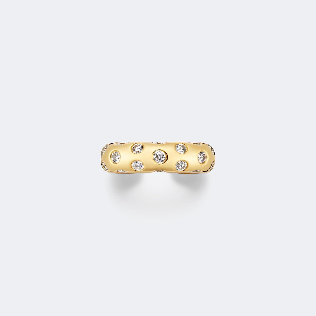 Anita Ko - Cosmo 18kt gold single ear cuff with diamonds