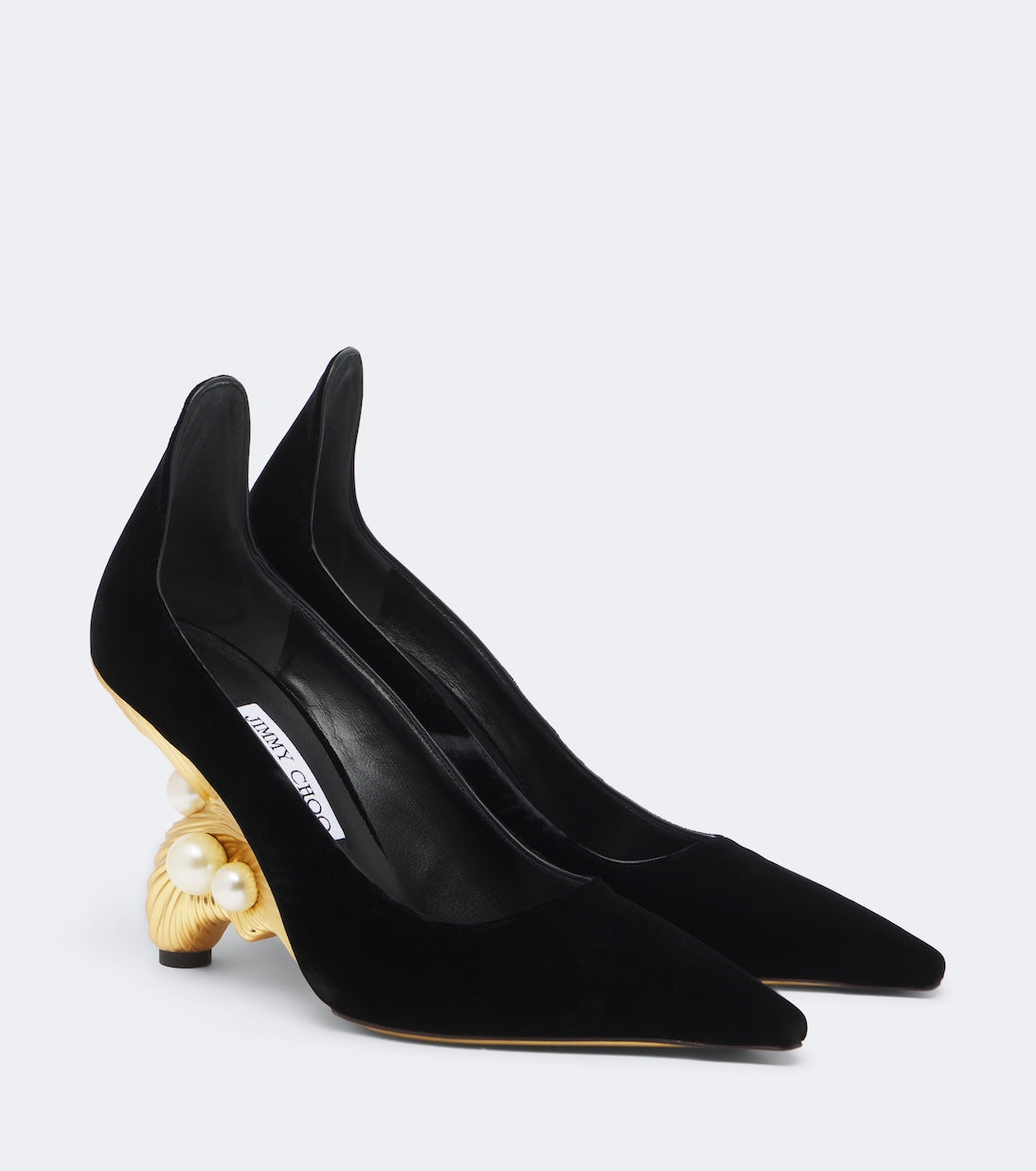 Jimmy Choo - Ithaca embellished velvet pumps