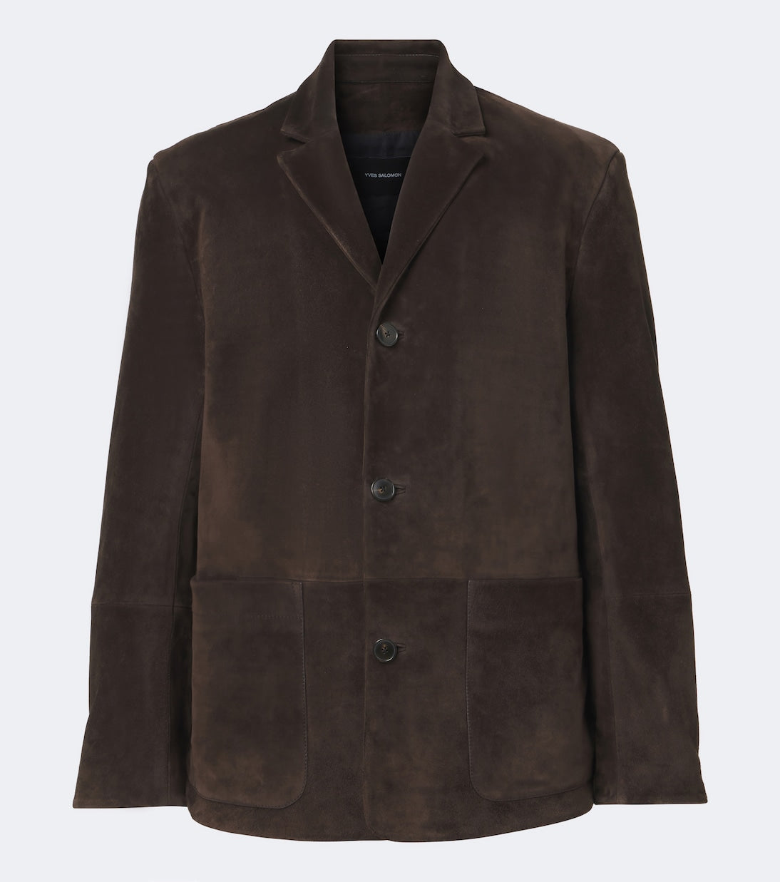 Yves Salomon - Single-breasted suede jacket
