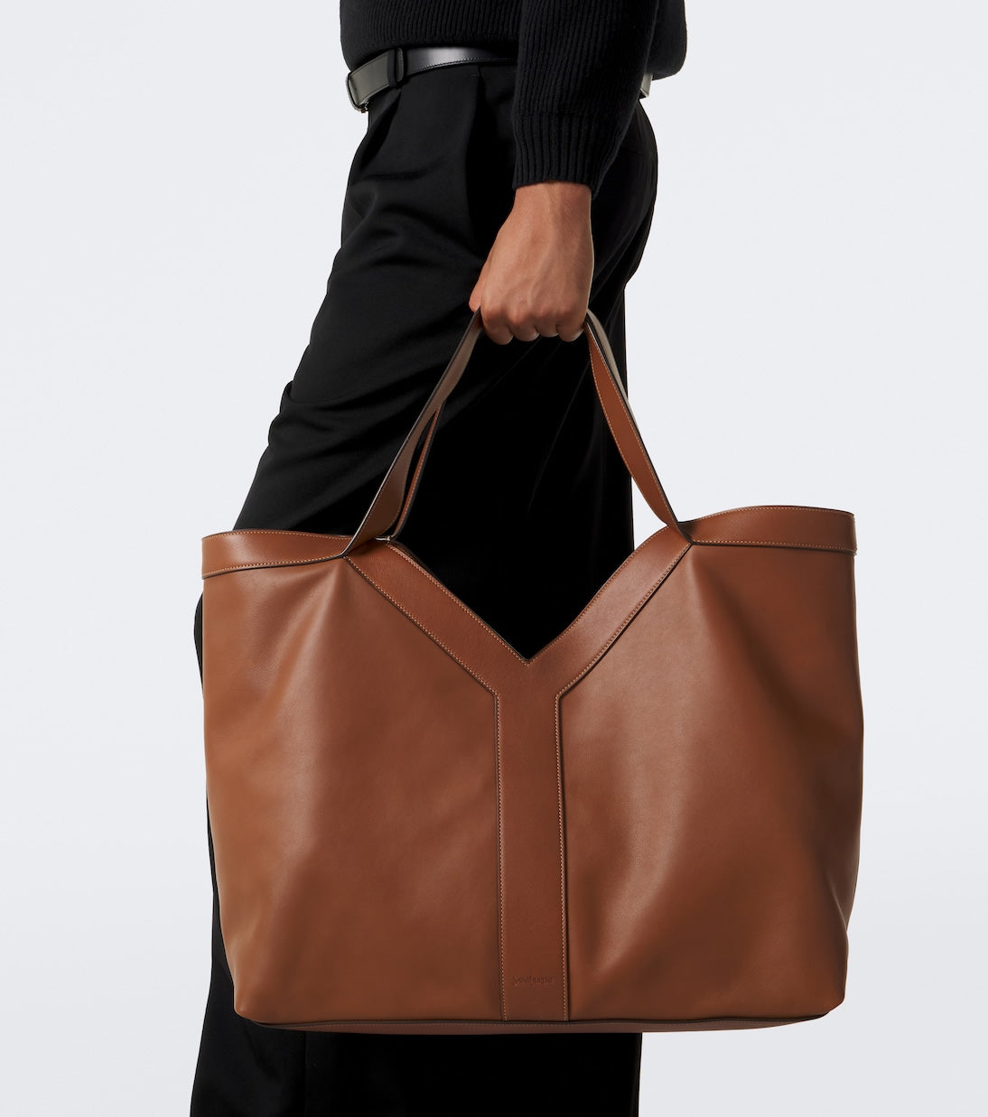 Saint Laurent - Y Large leather tote bag