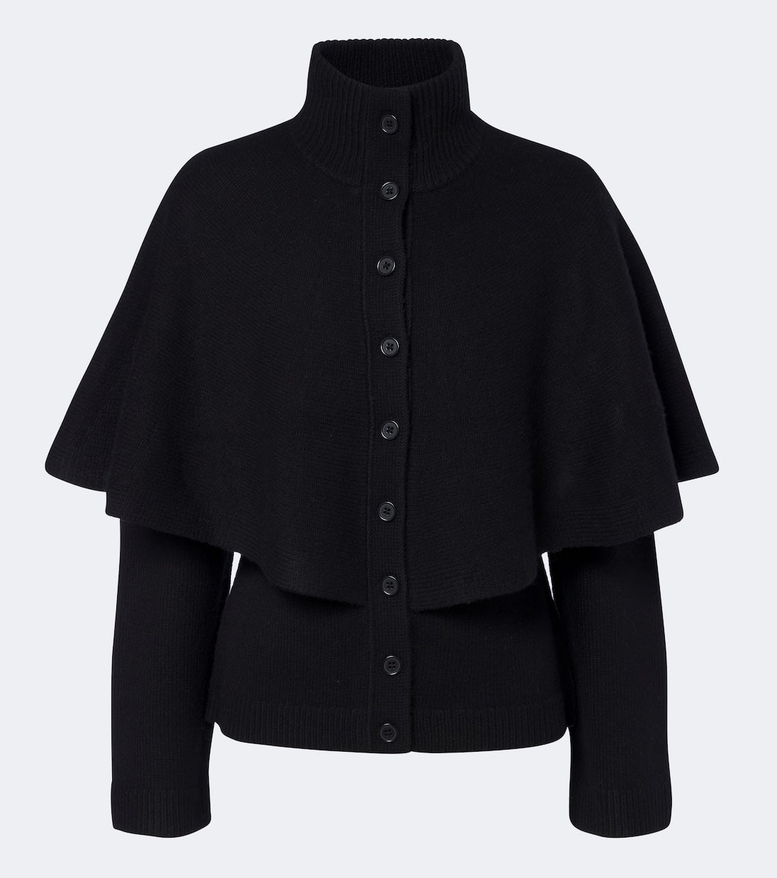 Vince - Caped wool-blend cardigan
