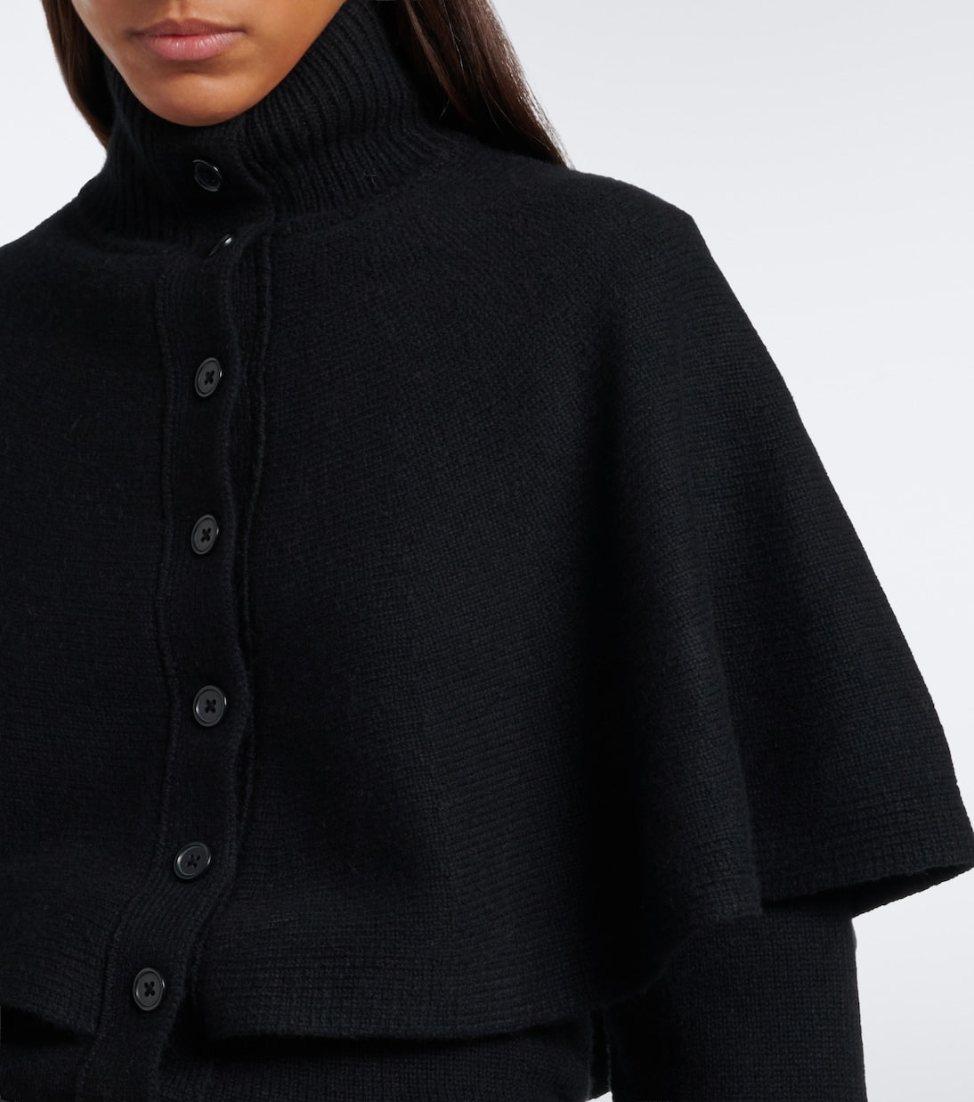 Vince - Caped wool-blend cardigan