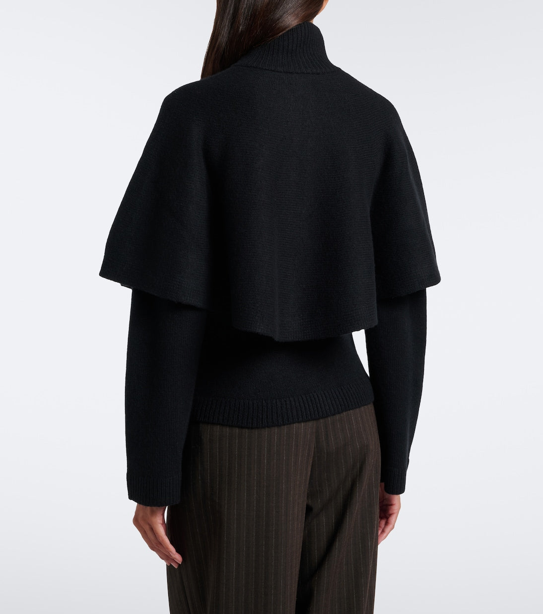 Vince - Caped wool-blend cardigan