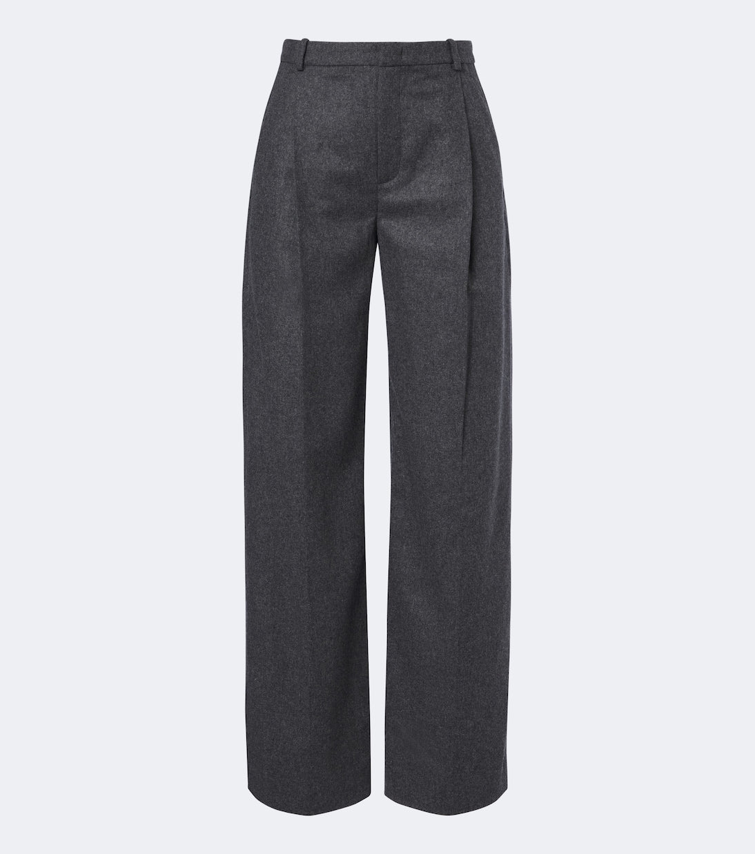 Vince - Camille wool-blend flannel wide-leg pants
