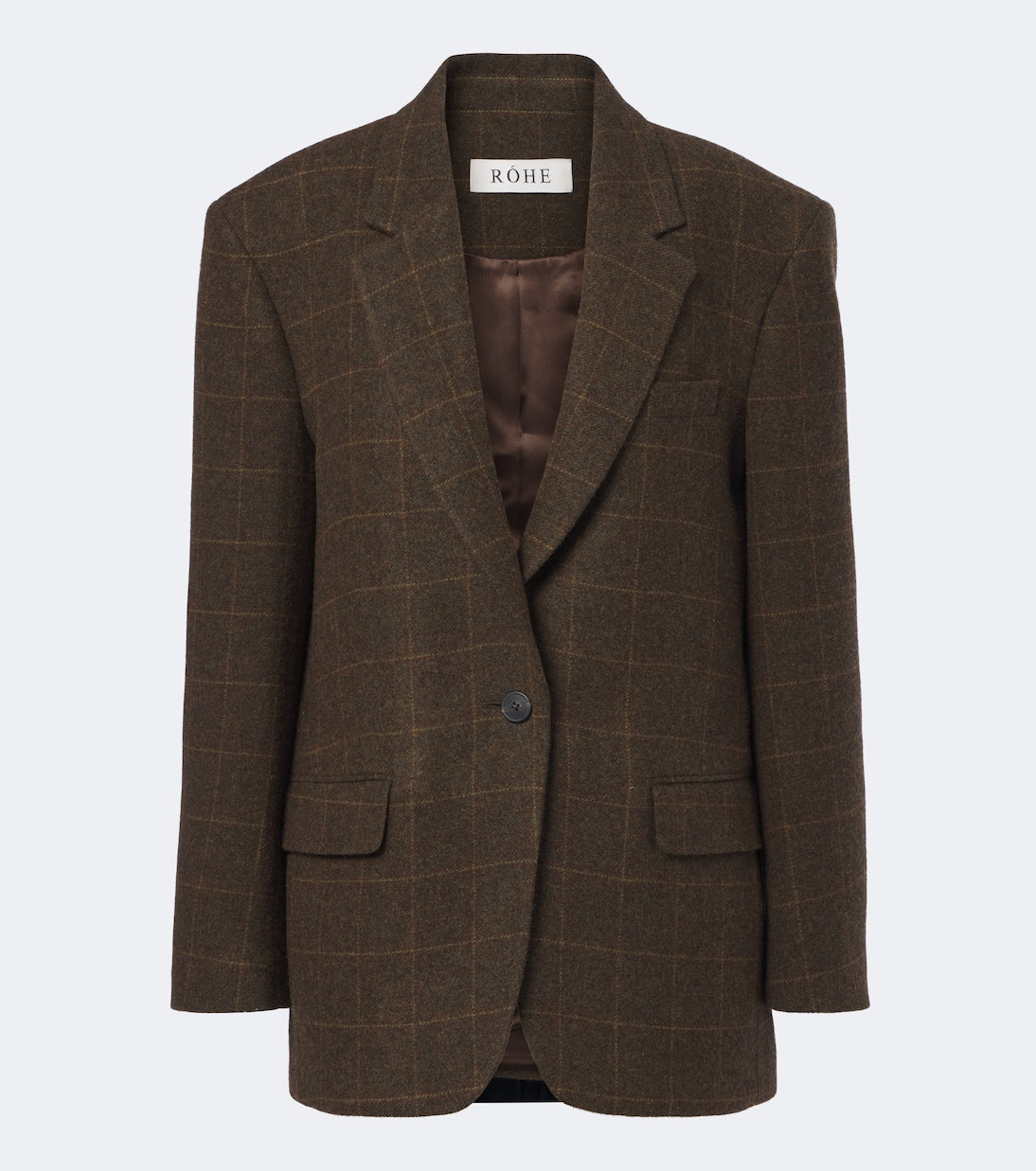 Róhe - Checked oversized wool blazer